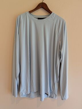 Truewerk B1 Long Sleeve Tee XL Ice Blue